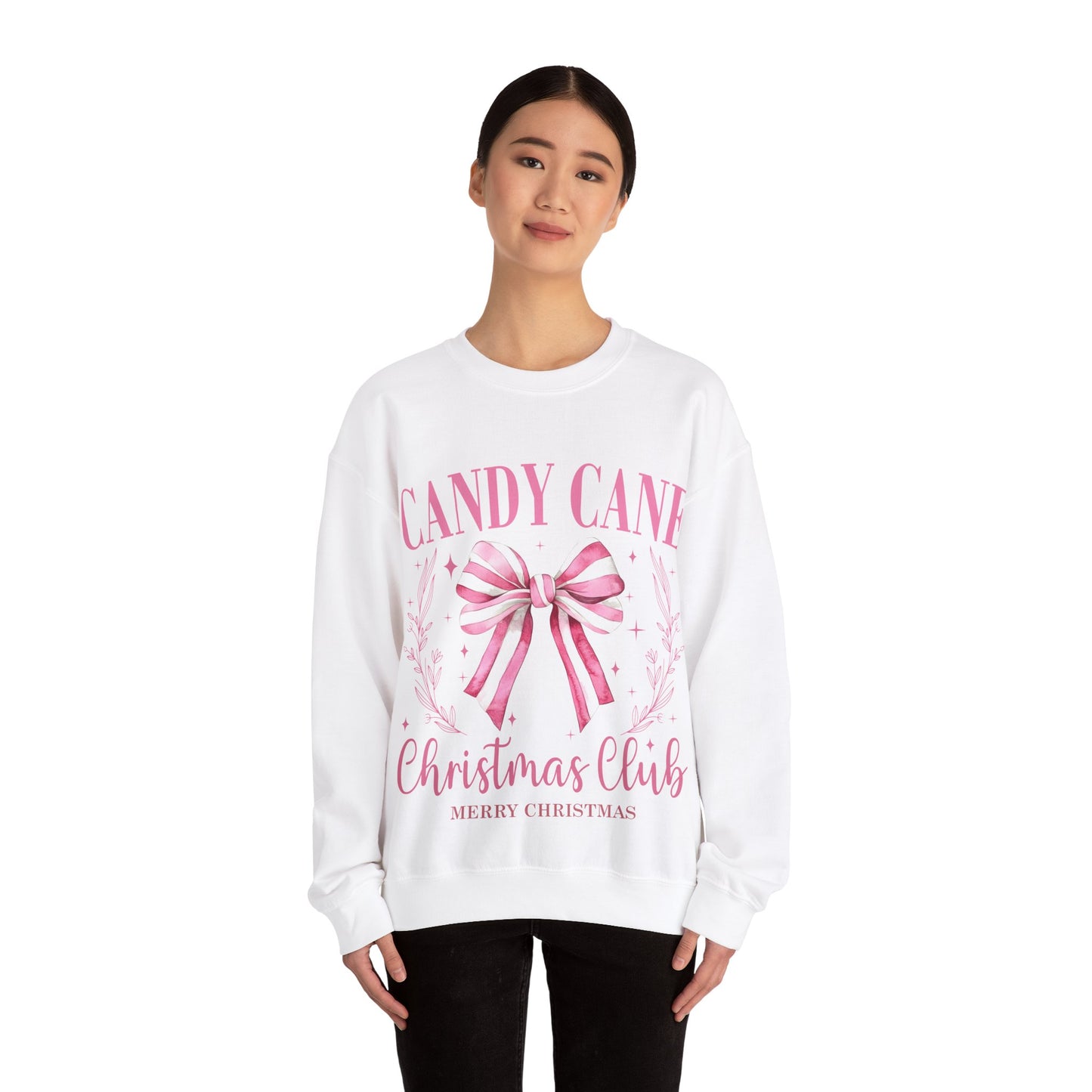 Candy Cane Christmas Club Sweatshirt - Unisex Heavy Blend™ Crewneck