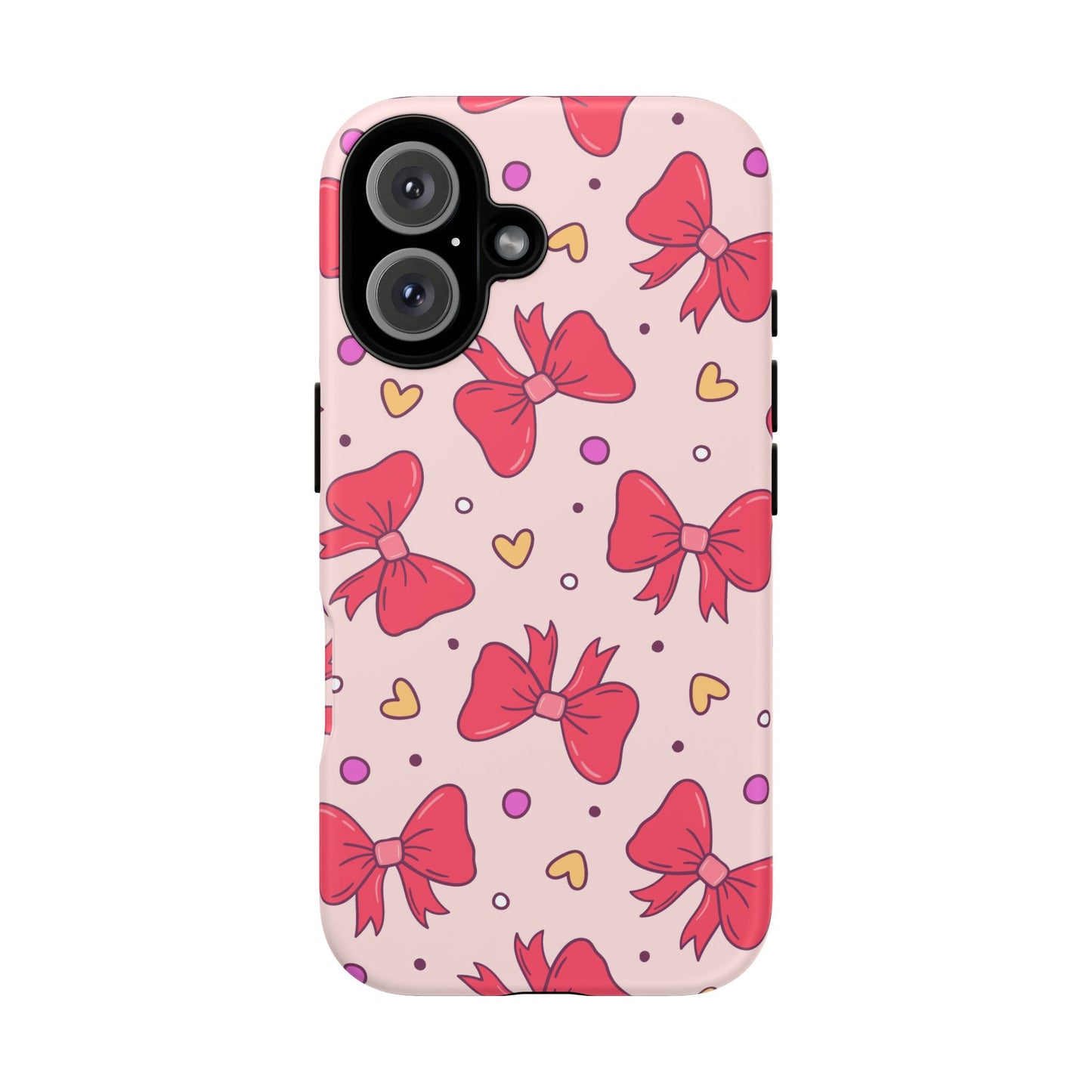 Cute Bow Pattern Phone Case - Tough Cases for Stylish Protection