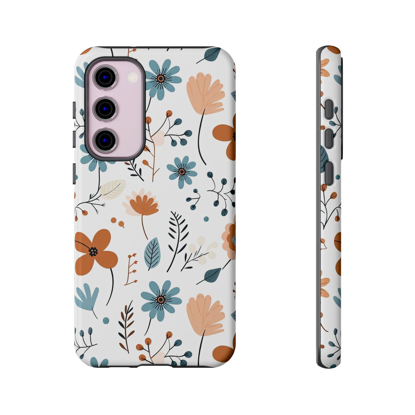 Floral Tough Phone Case - Vibrant Design for Nature Lovers