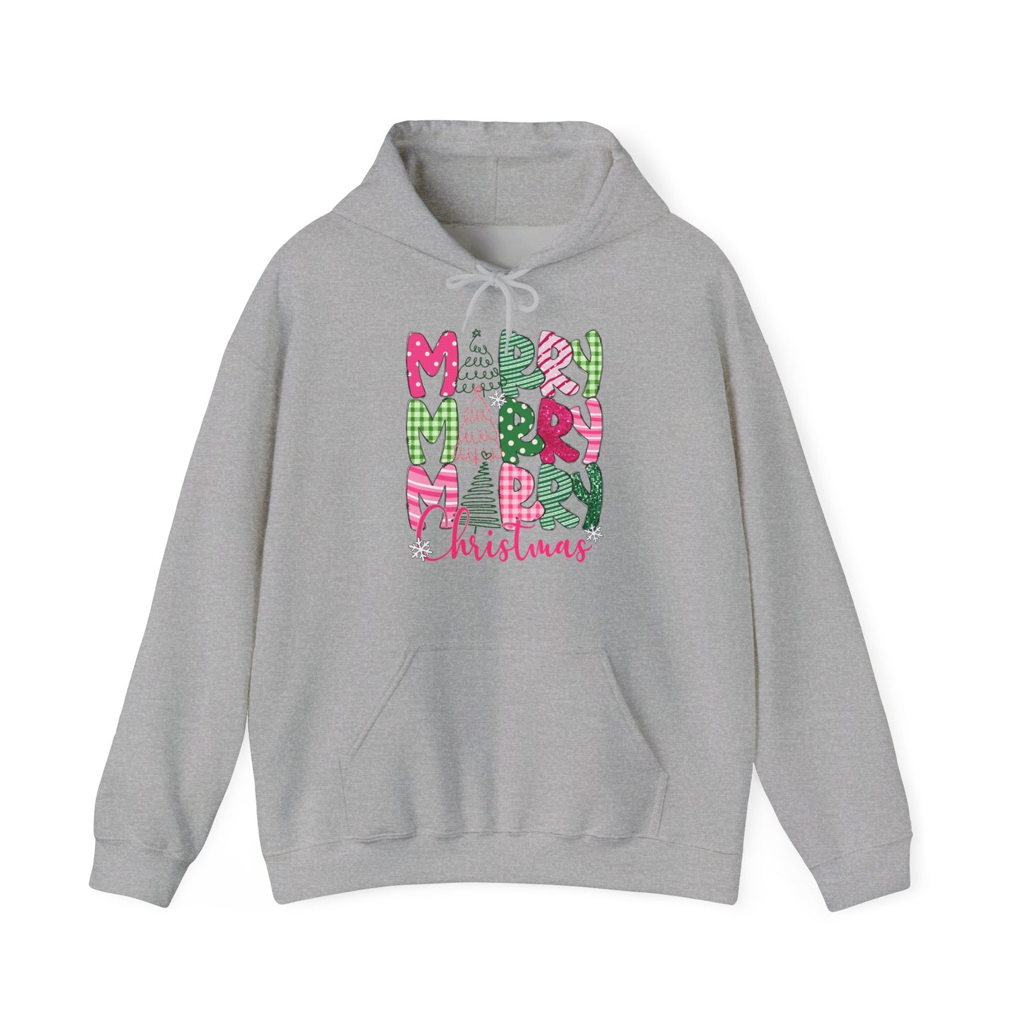 Merry Christmas Hooded Sweatshirt | Unisex Holiday Apparel