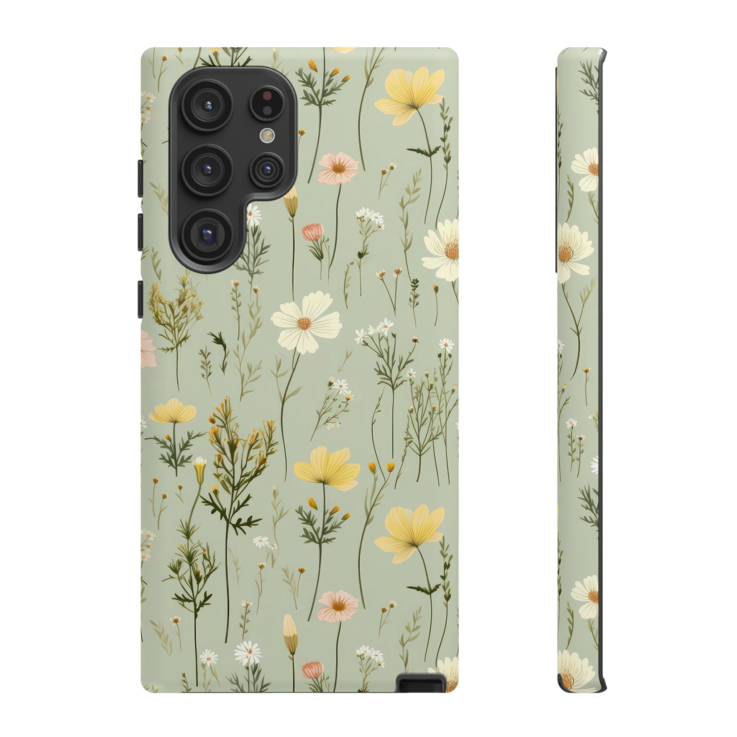 Floral Tough Phone Case - Stylish and Durable for Nature Lovers