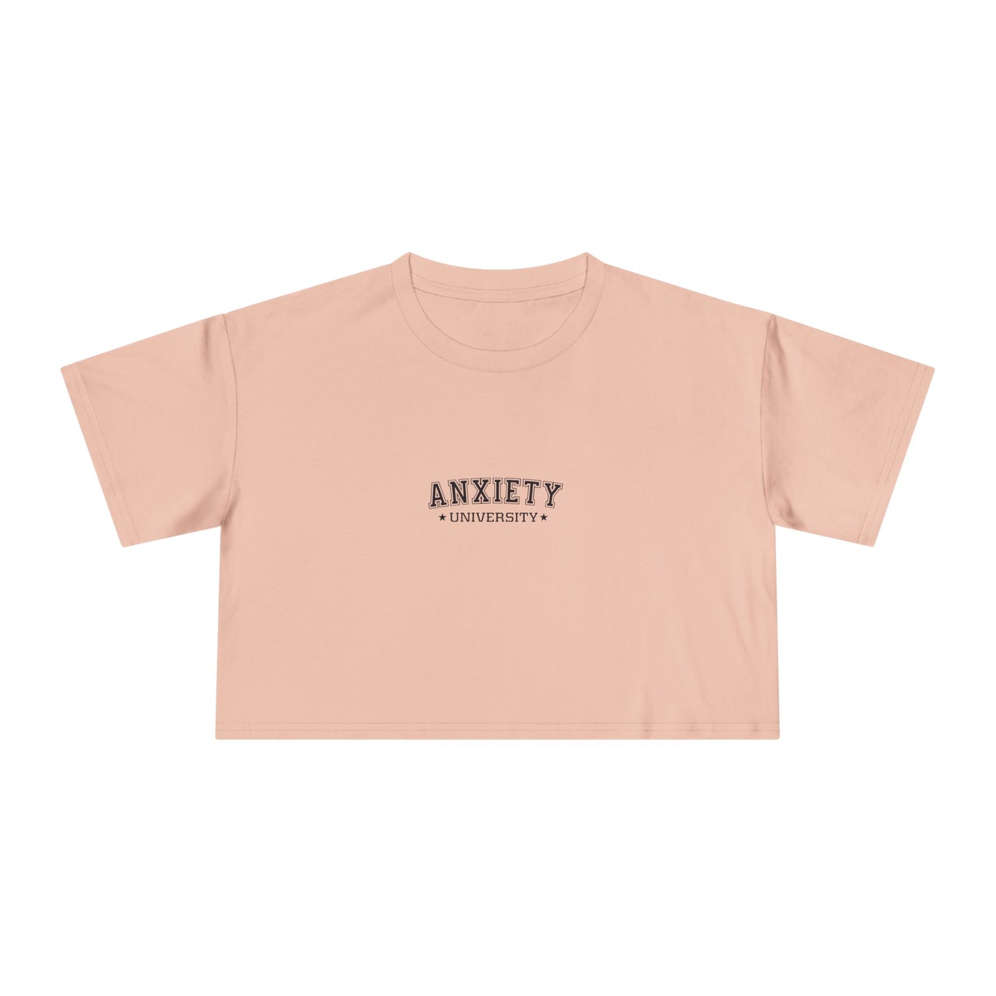 Anxiety University Women's Crop Tee - Soft Comfort for Everyday Wear