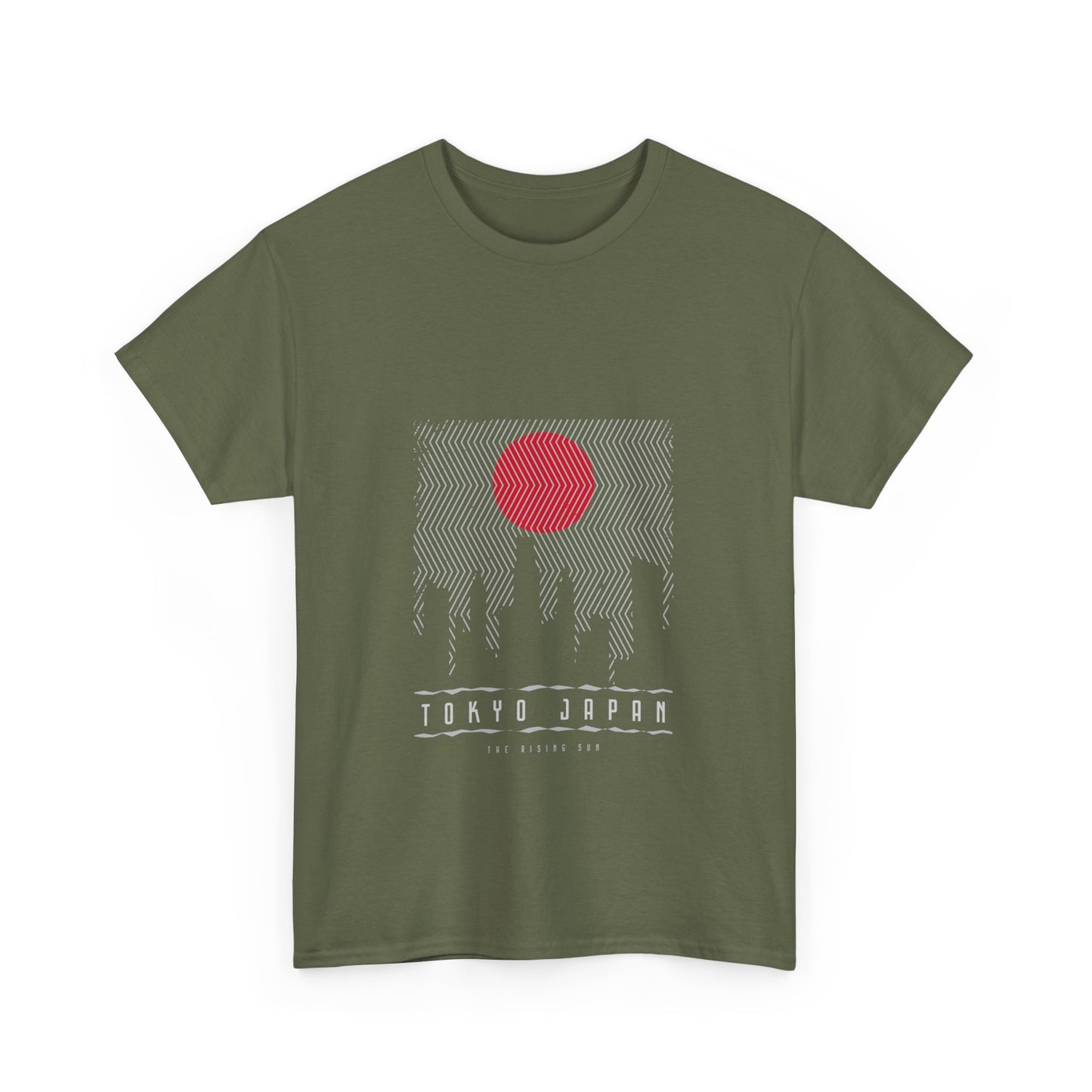 Tokyo Japan Graphic Unisex Heavy Cotton Tee - Casual Streetwear