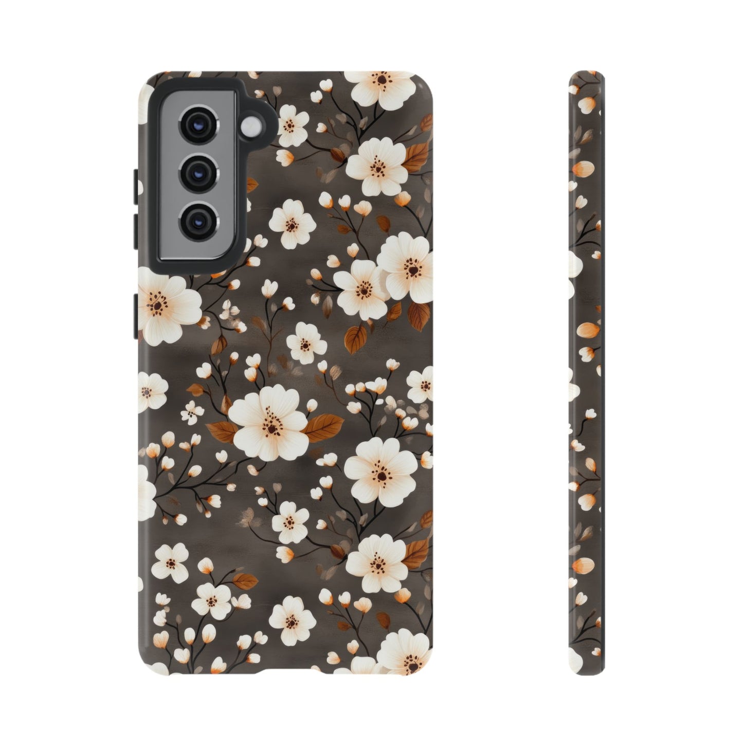 Floral Tough Case for iPhone - Elegant Flower Design Phone Cover