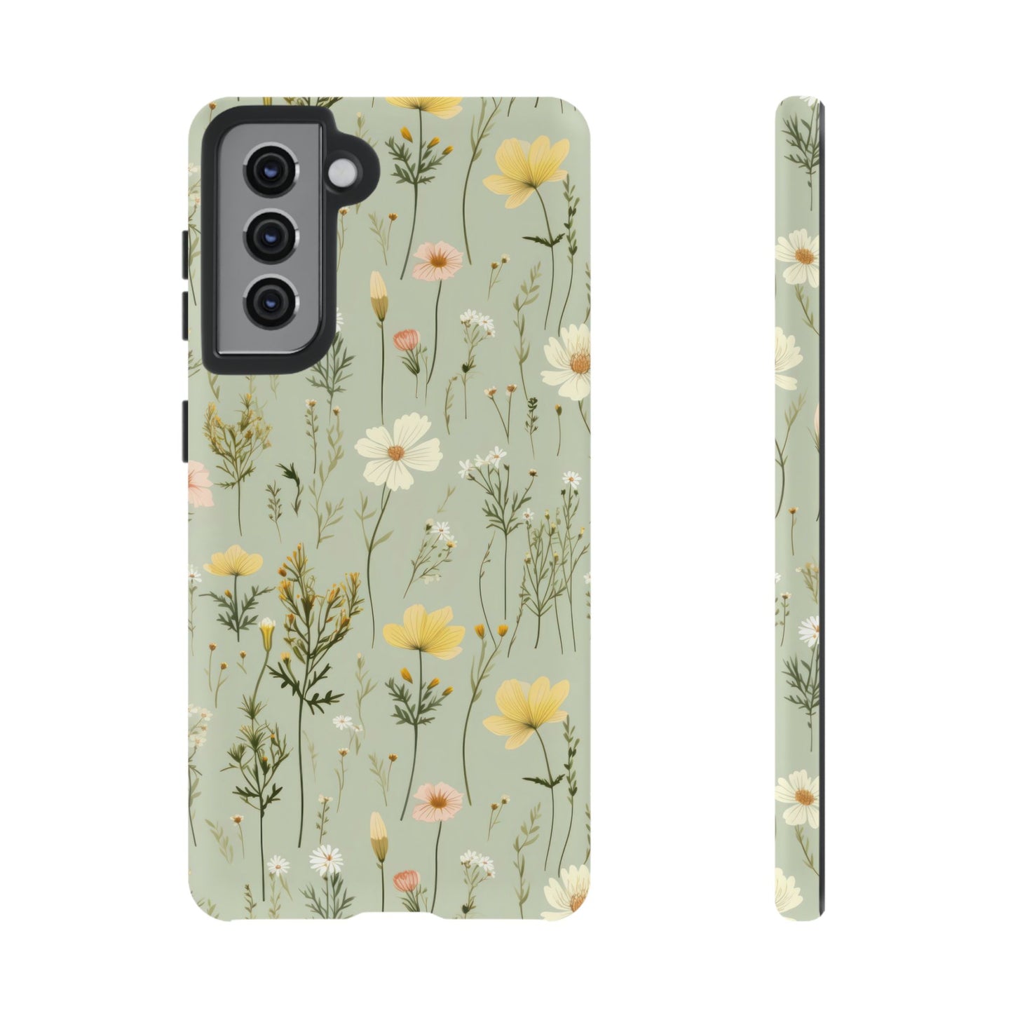 Floral Tough Phone Case - Stylish and Durable for Nature Lovers