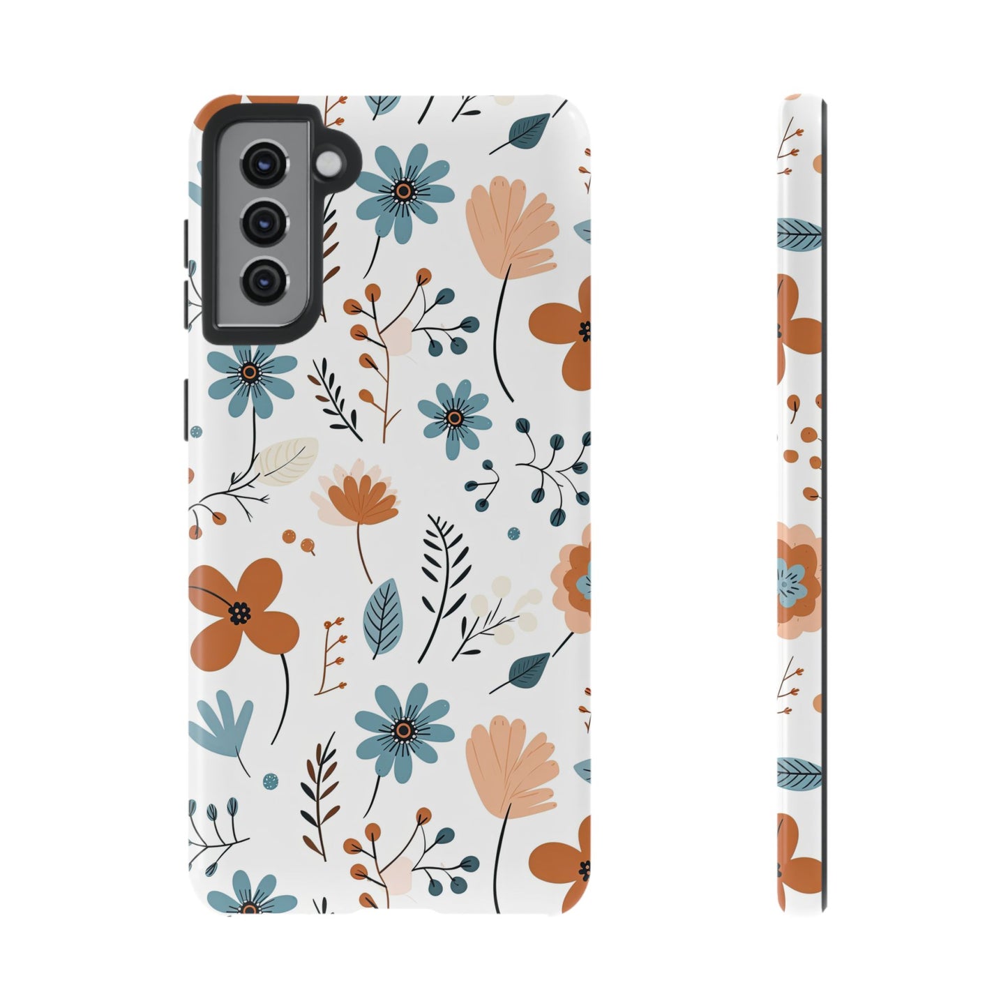 Floral Tough Phone Case - Vibrant Design for Nature Lovers