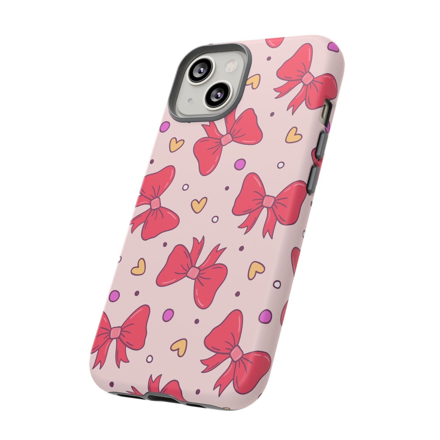 Cute Bow Pattern Phone Case - Tough Cases for Stylish Protection