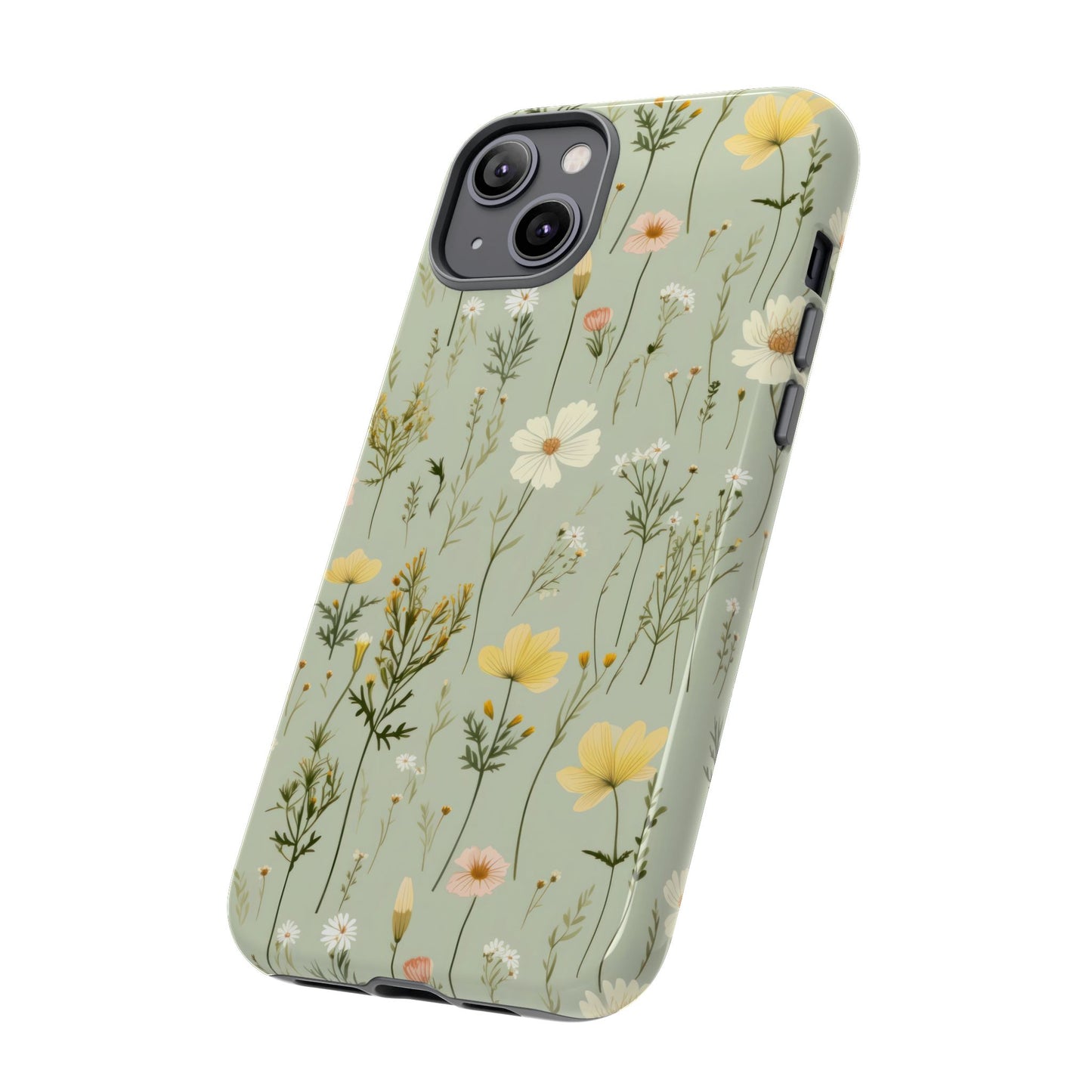 Floral Tough Phone Case - Stylish and Durable for Nature Lovers