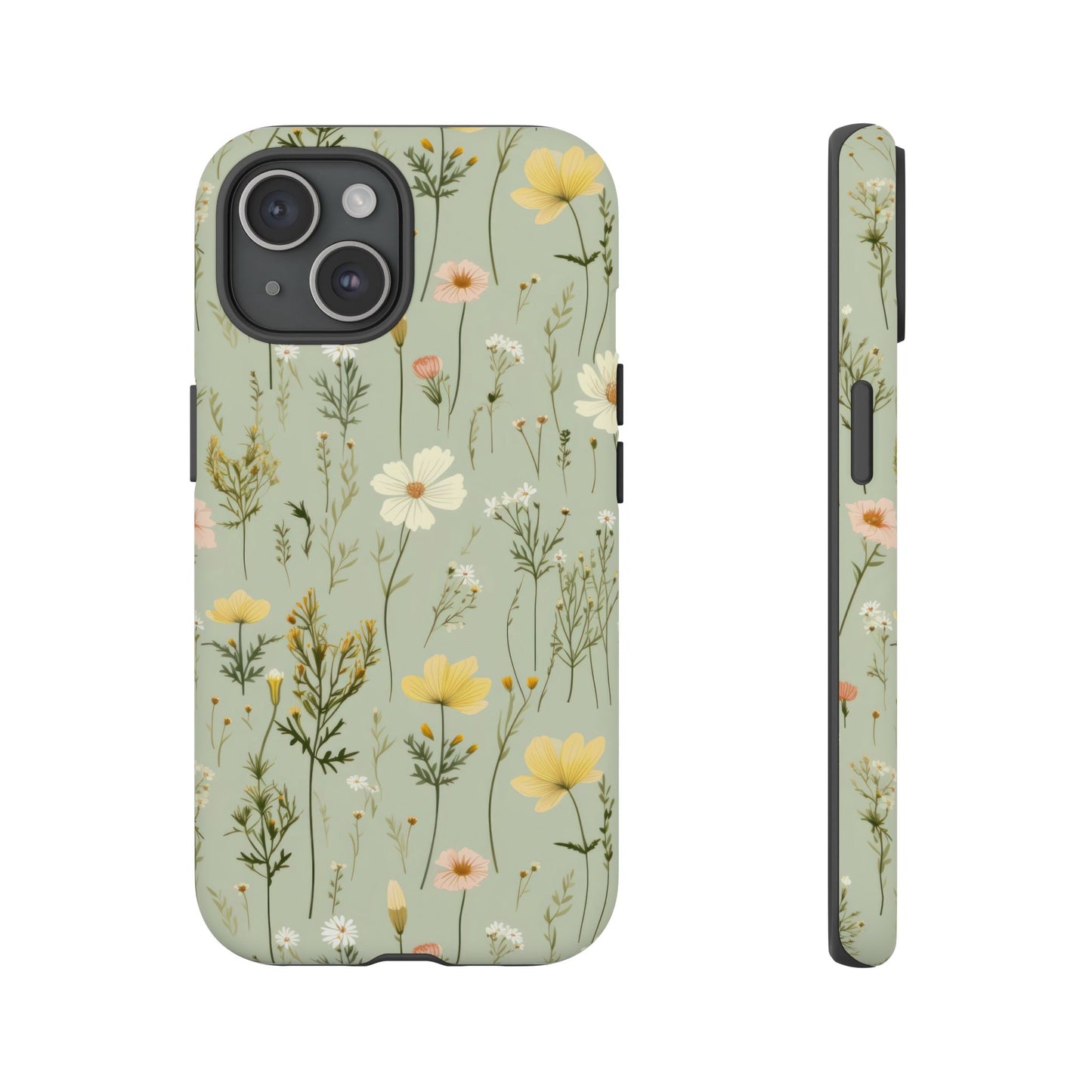 Floral Tough Phone Case - Stylish and Durable for Nature Lovers