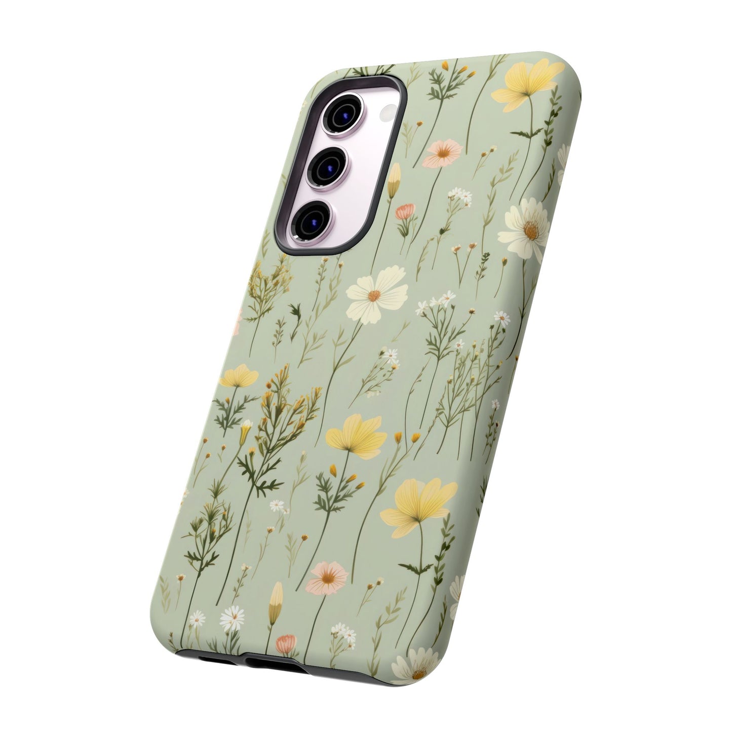 Floral Tough Phone Case - Stylish and Durable for Nature Lovers