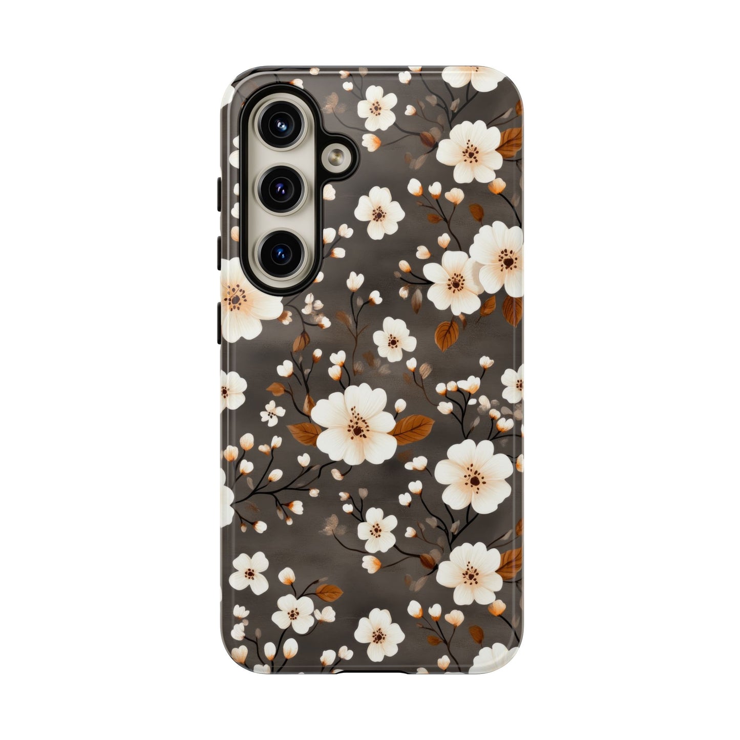 Floral Tough Case for iPhone - Elegant Flower Design Phone Cover