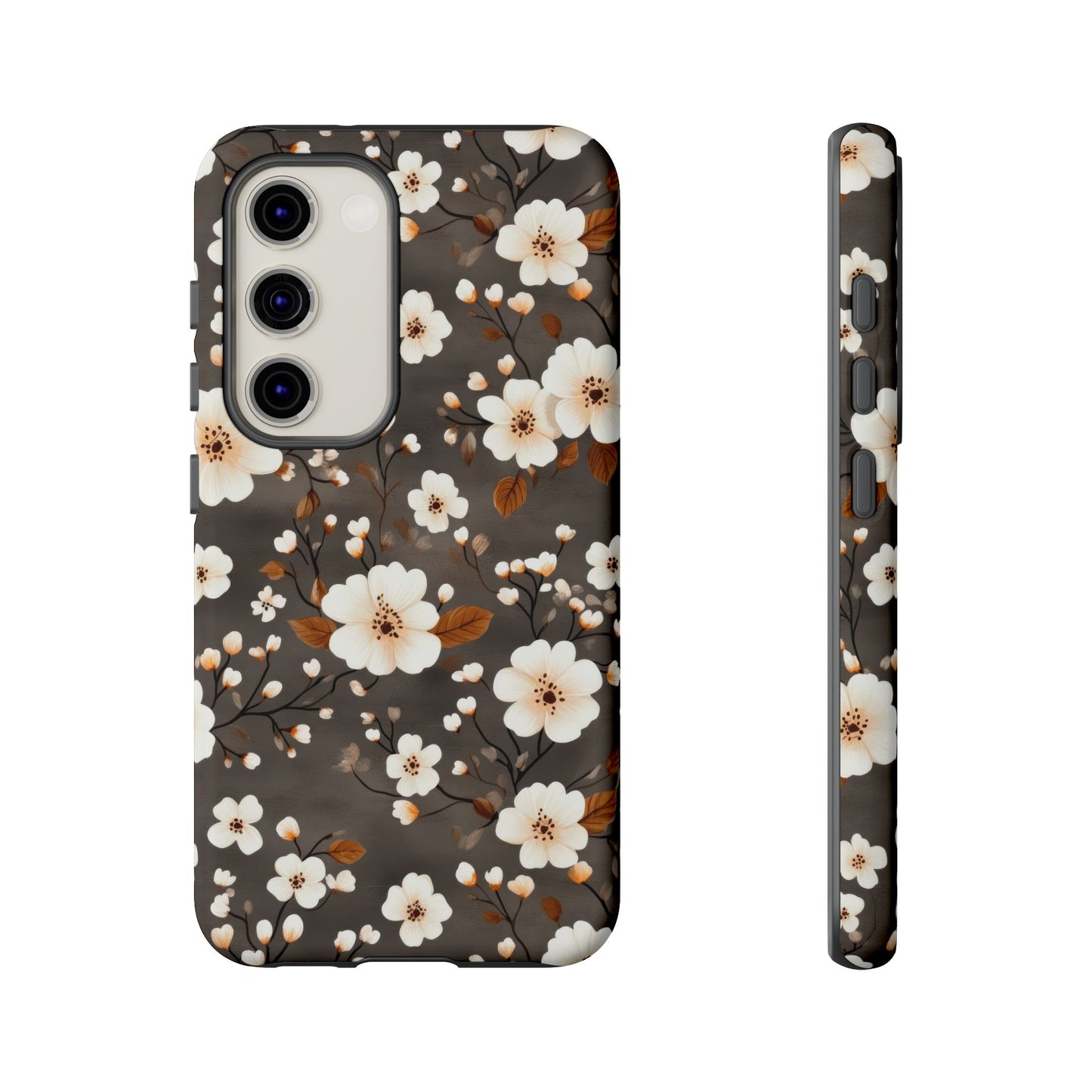 Floral Tough Case for iPhone - Elegant Flower Design Phone Cover