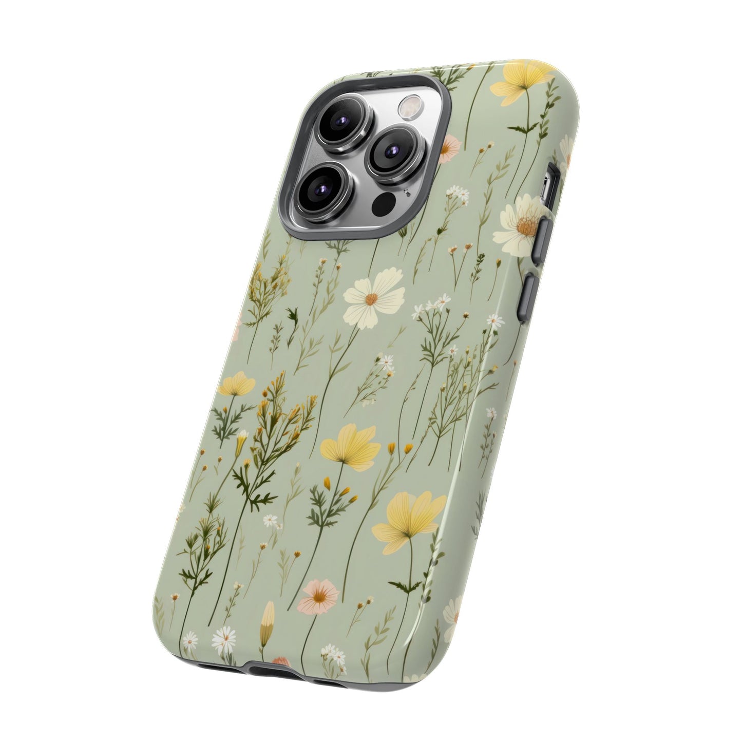 Floral Tough Phone Case - Stylish and Durable for Nature Lovers