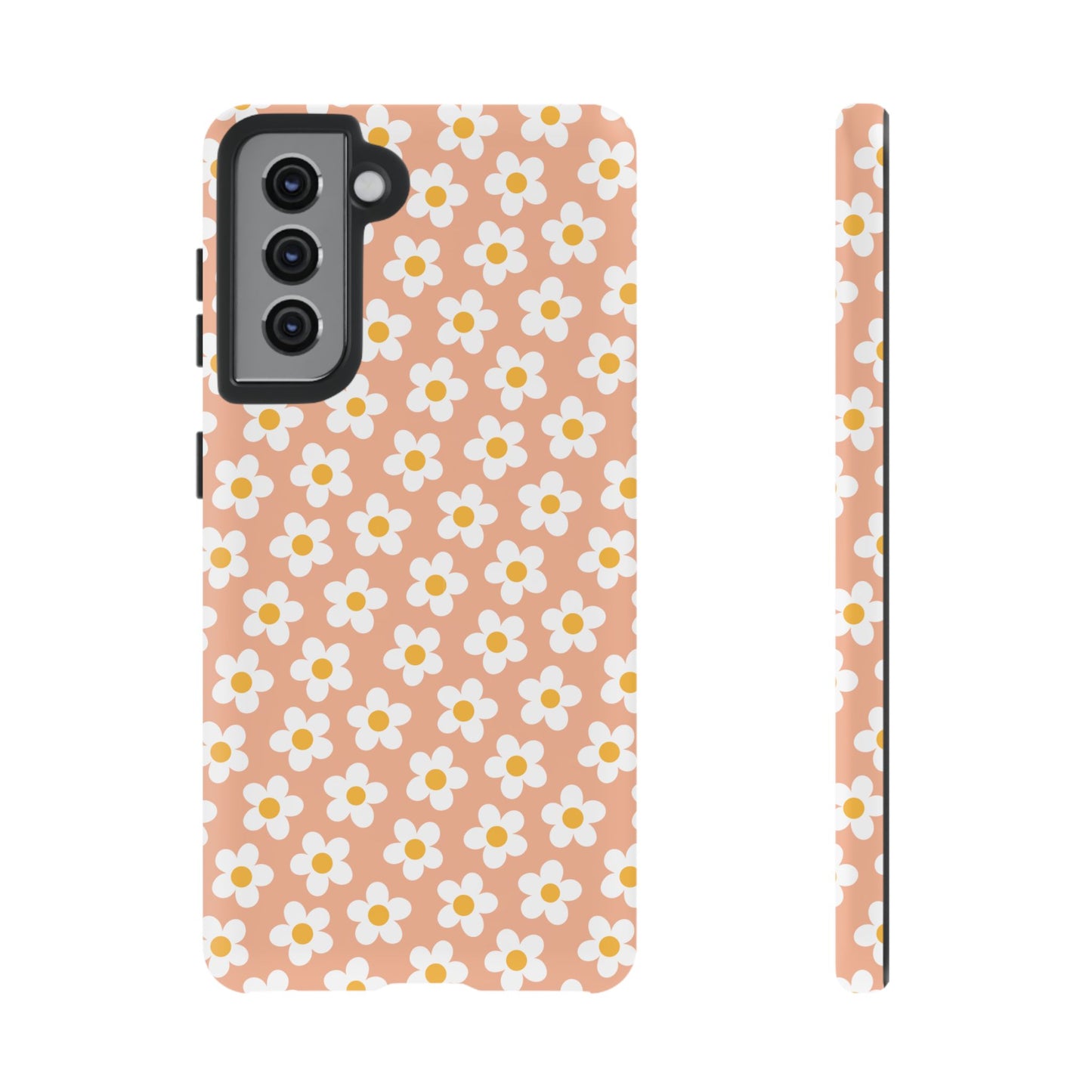 Floral Tough Case for iPhone - Durable Protection with Cute Daisy Design