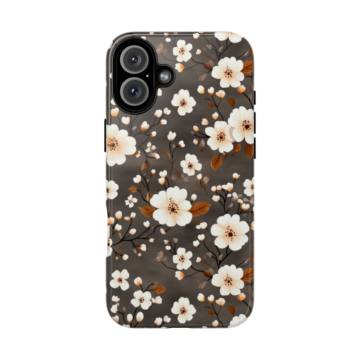 Floral Tough Case for iPhone - Elegant Flower Design Phone Cover