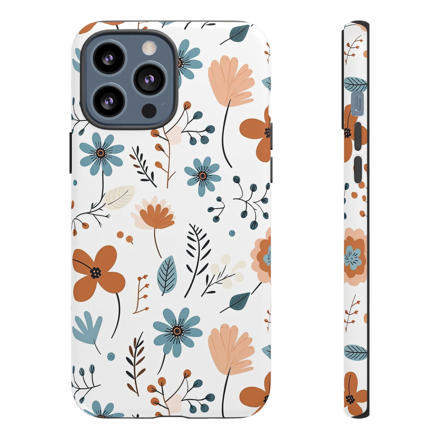 Floral Tough Phone Case - Vibrant Design for Nature Lovers