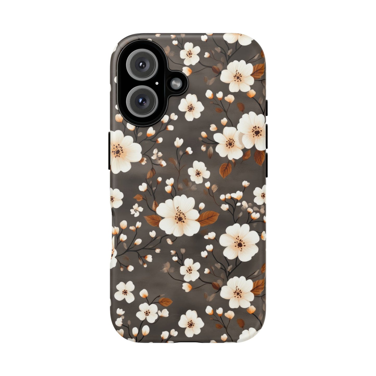 Floral Tough Case for iPhone - Elegant Flower Design Phone Cover