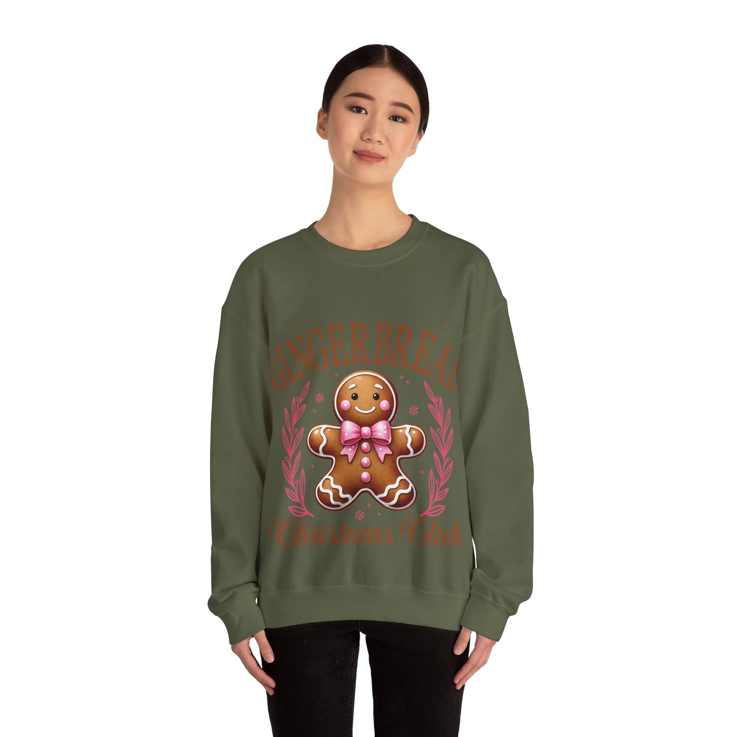 Gingerbread Christmas Club Sweatshirt - Cozy Holiday Apparel