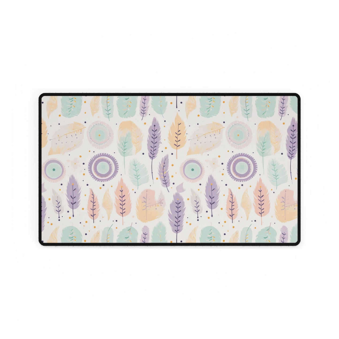 Desk Mats Boho Feather design