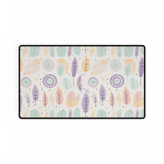 Desk Mats Boho Feather design