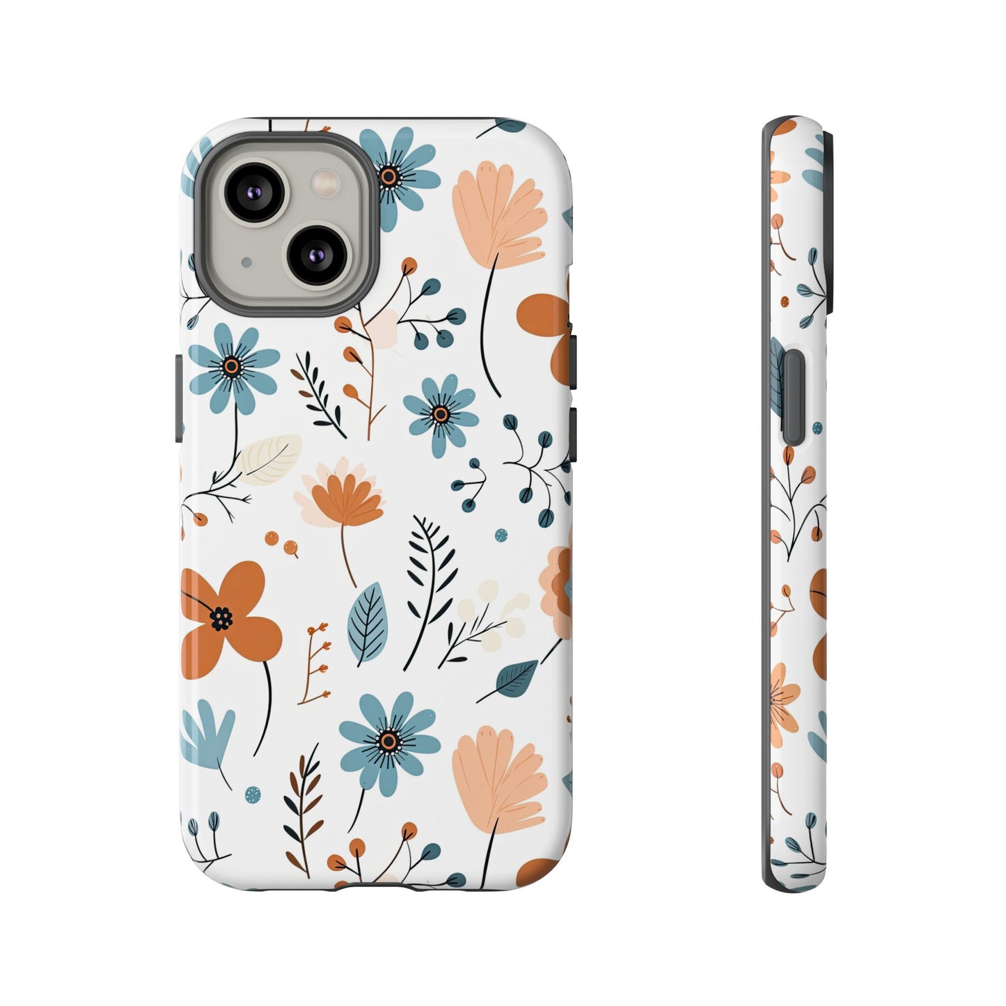 Floral Tough Phone Case - Vibrant Design for Nature Lovers