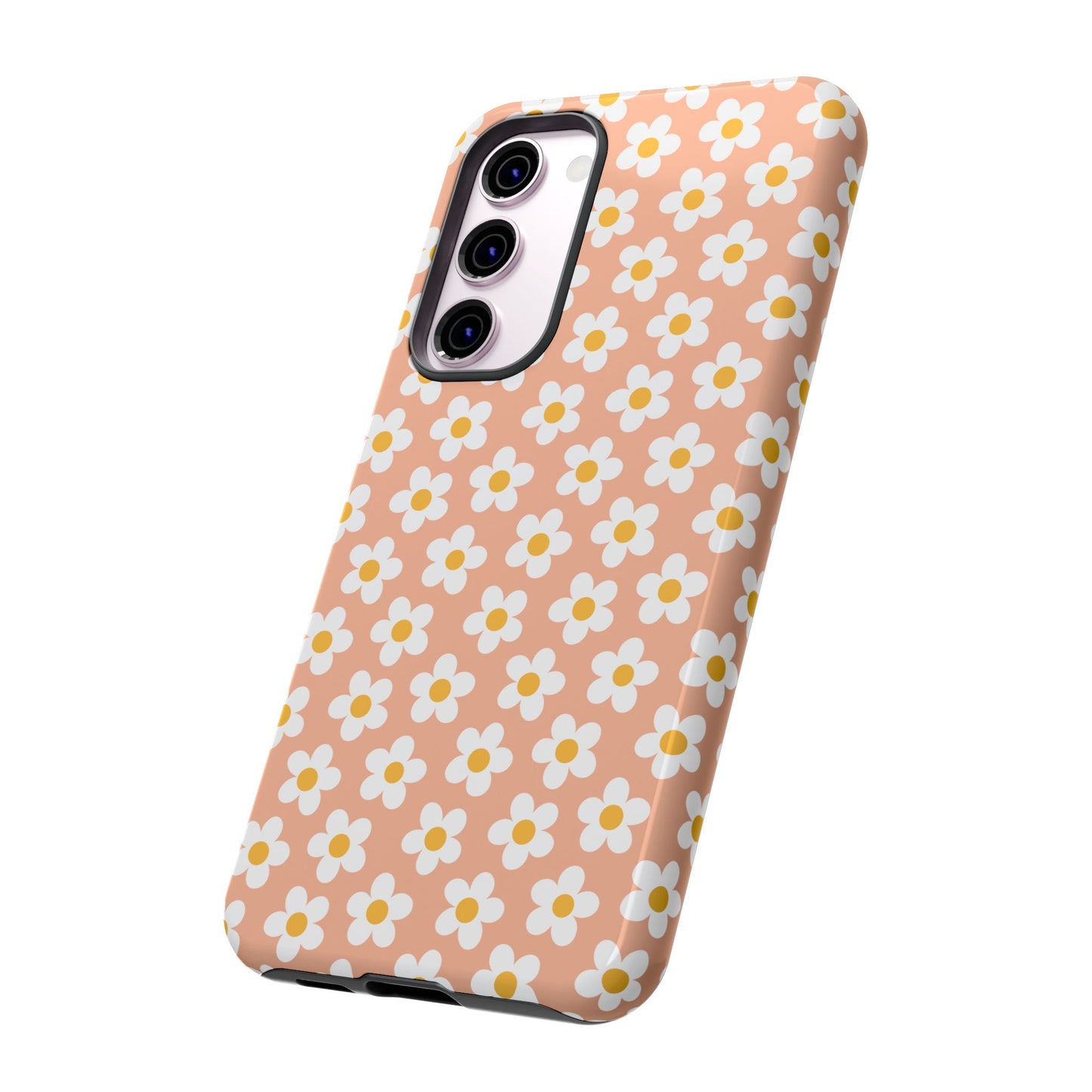 Floral Tough Case for iPhone - Durable Protection with Cute Daisy Design