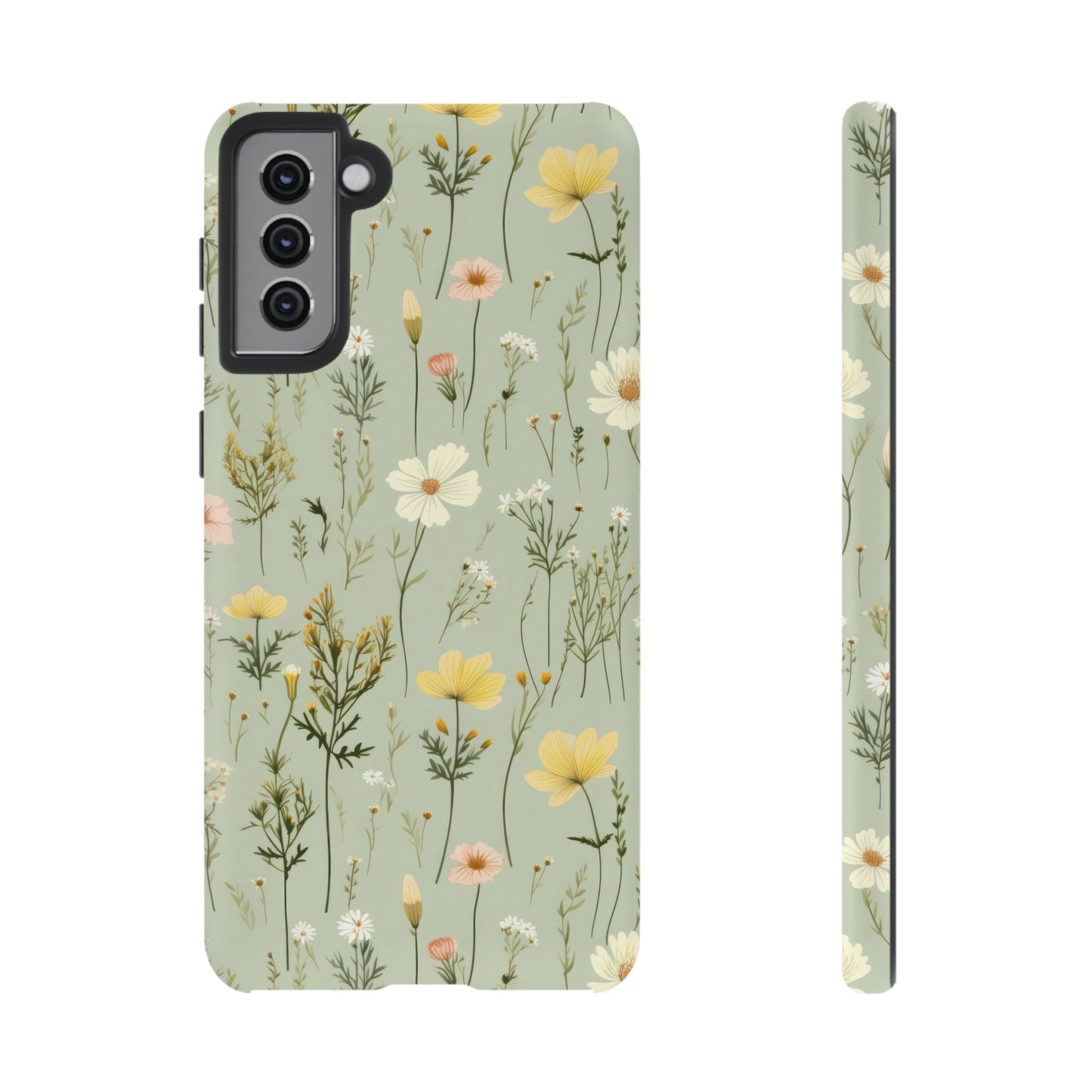 Floral Tough Phone Case - Stylish and Durable for Nature Lovers