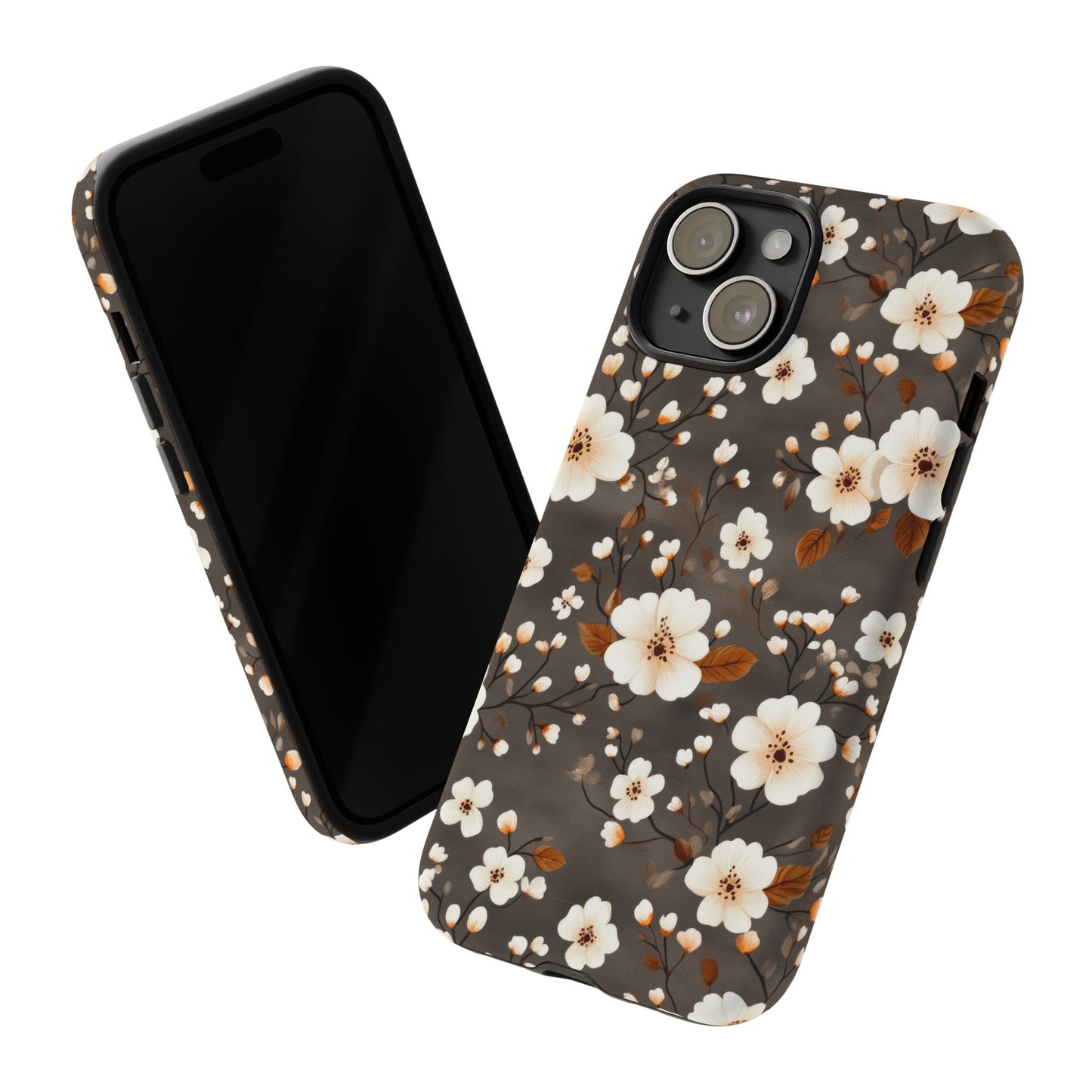 Floral Tough Case for iPhone - Elegant Flower Design Phone Cover