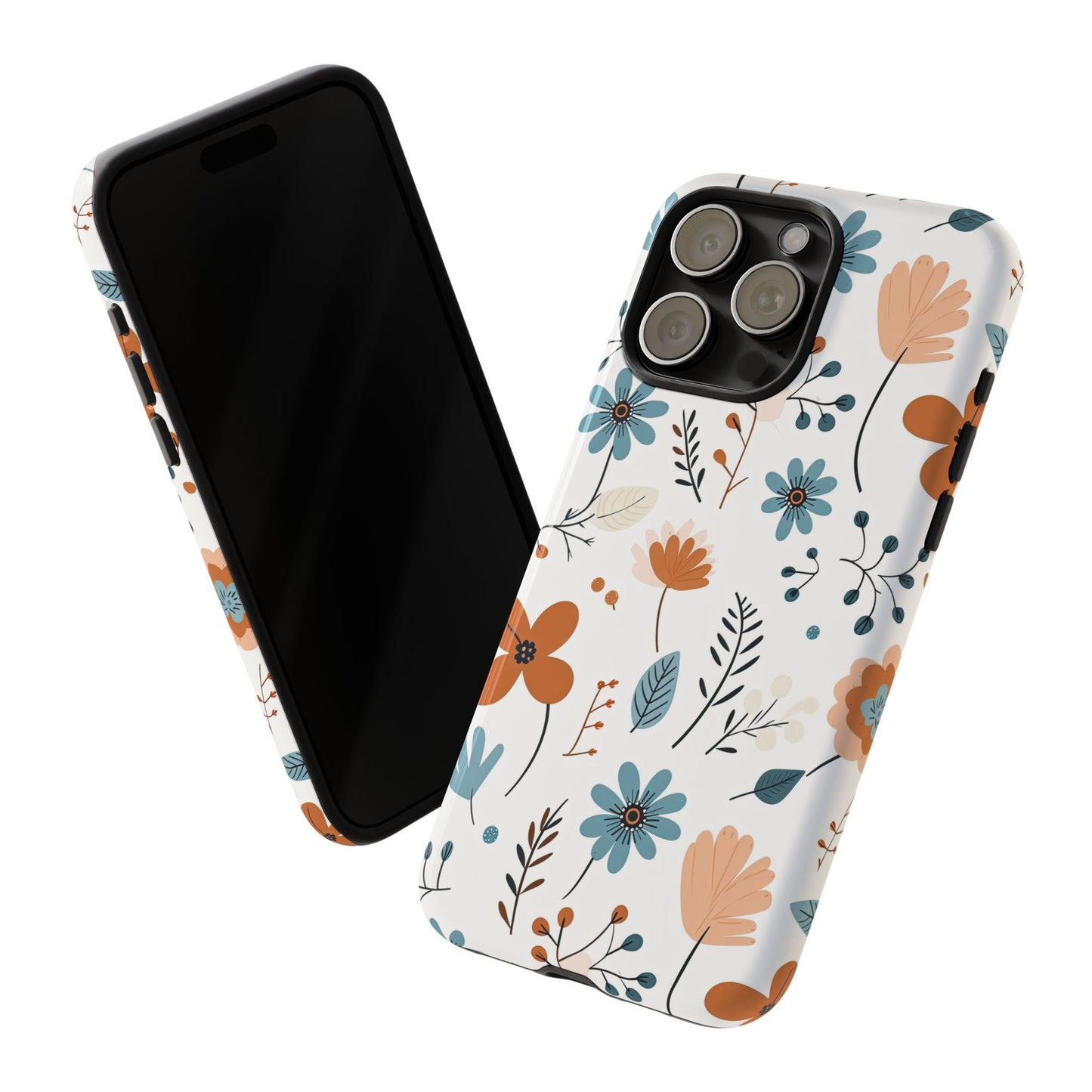 Floral Tough Phone Case - Vibrant Design for Nature Lovers