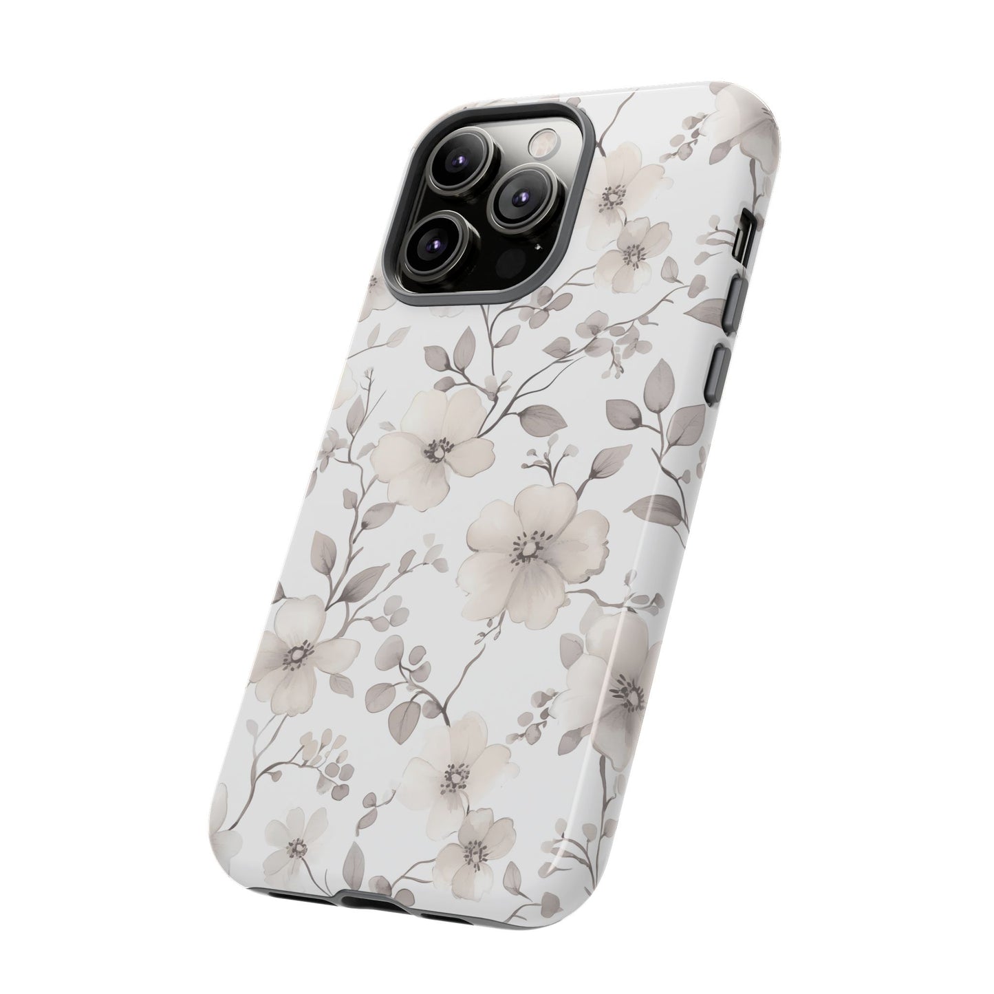 Elegant Floral Phone Case - Tough & Stylish Protection