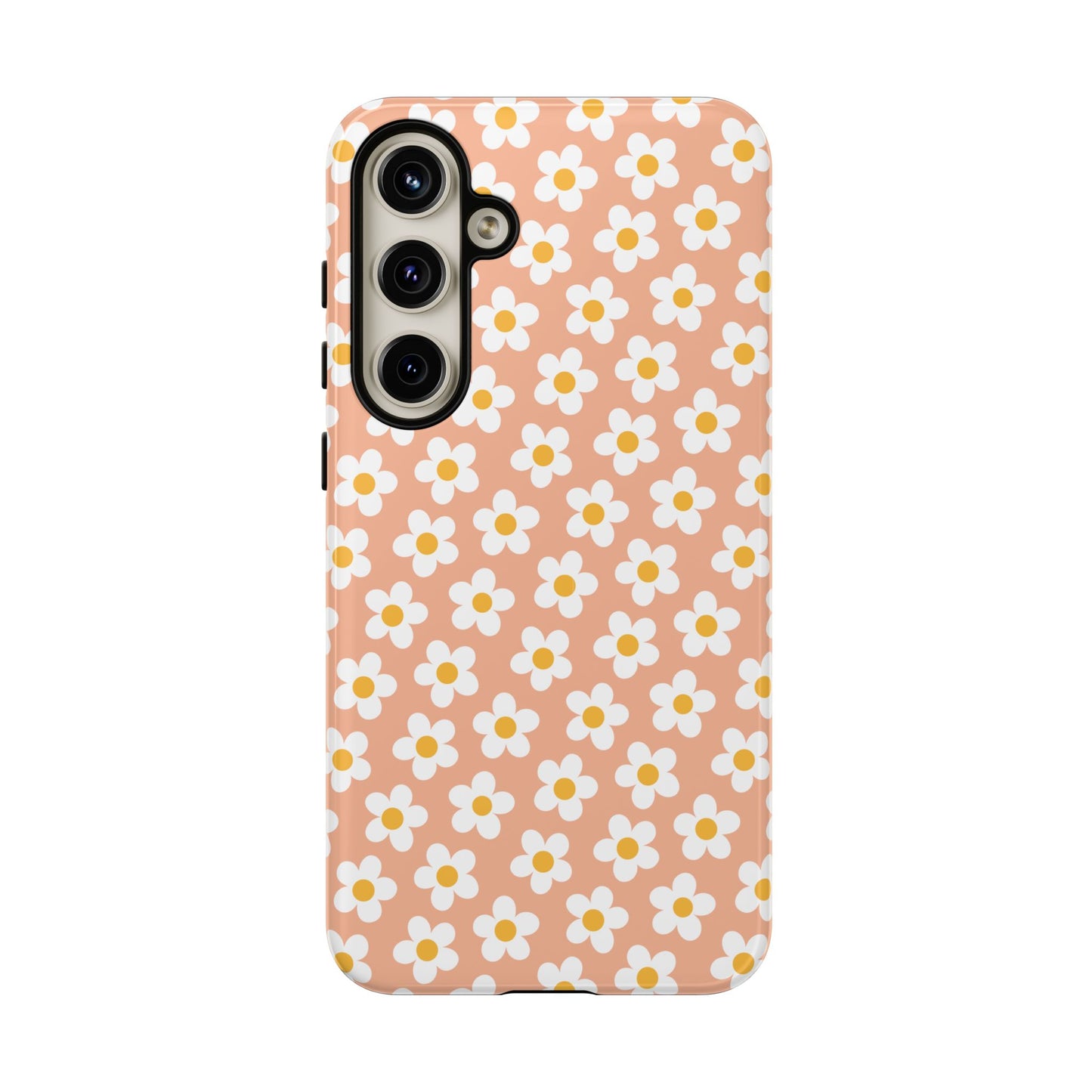 Floral Tough Case for iPhone - Durable Protection with Cute Daisy Design