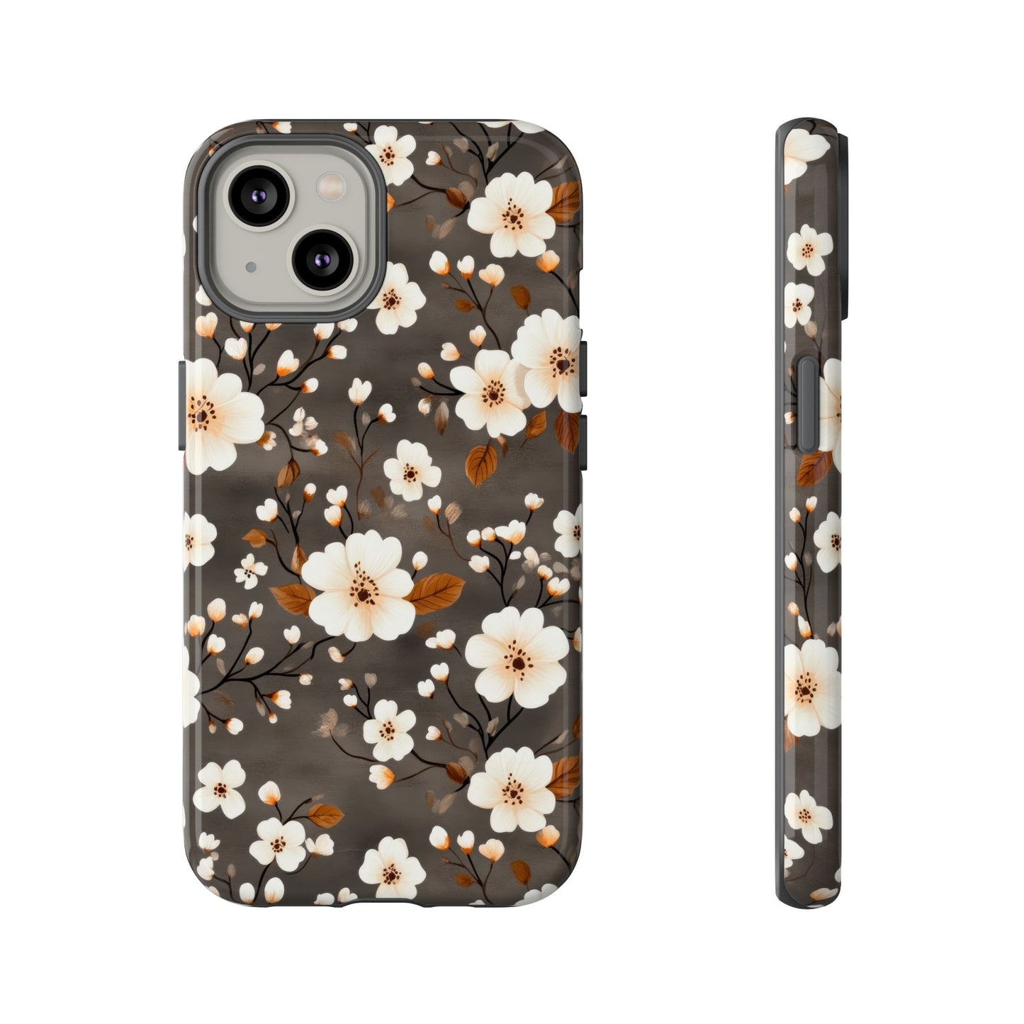 Floral Tough Case for iPhone - Elegant Flower Design Phone Cover