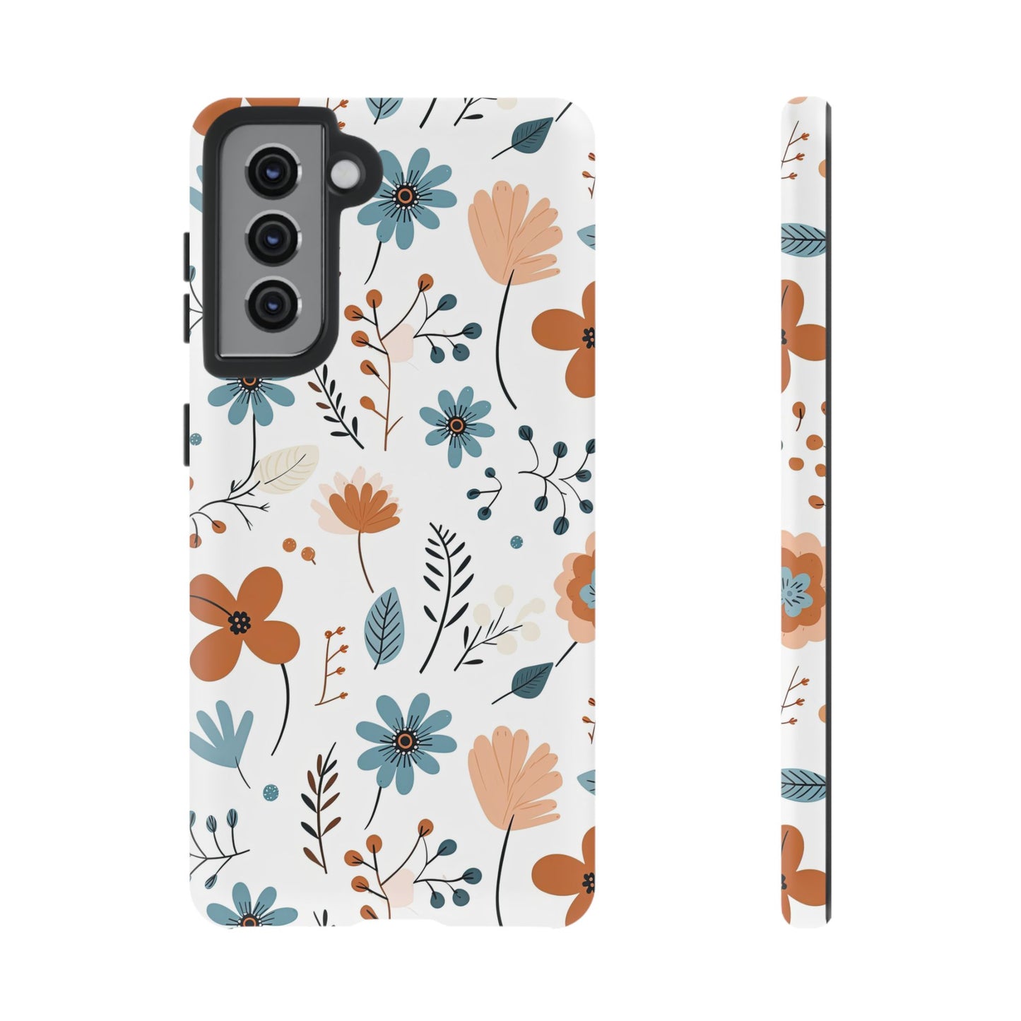 Floral Tough Phone Case - Vibrant Design for Nature Lovers