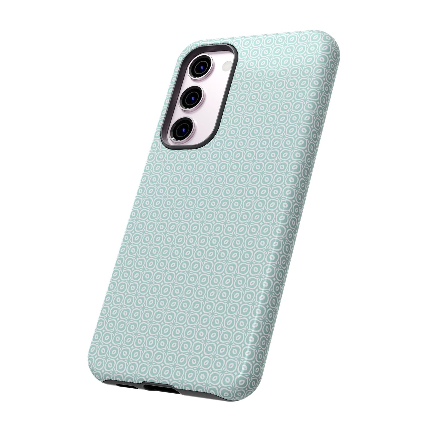 Stylish Tough Phone Case with Geometric Pattern