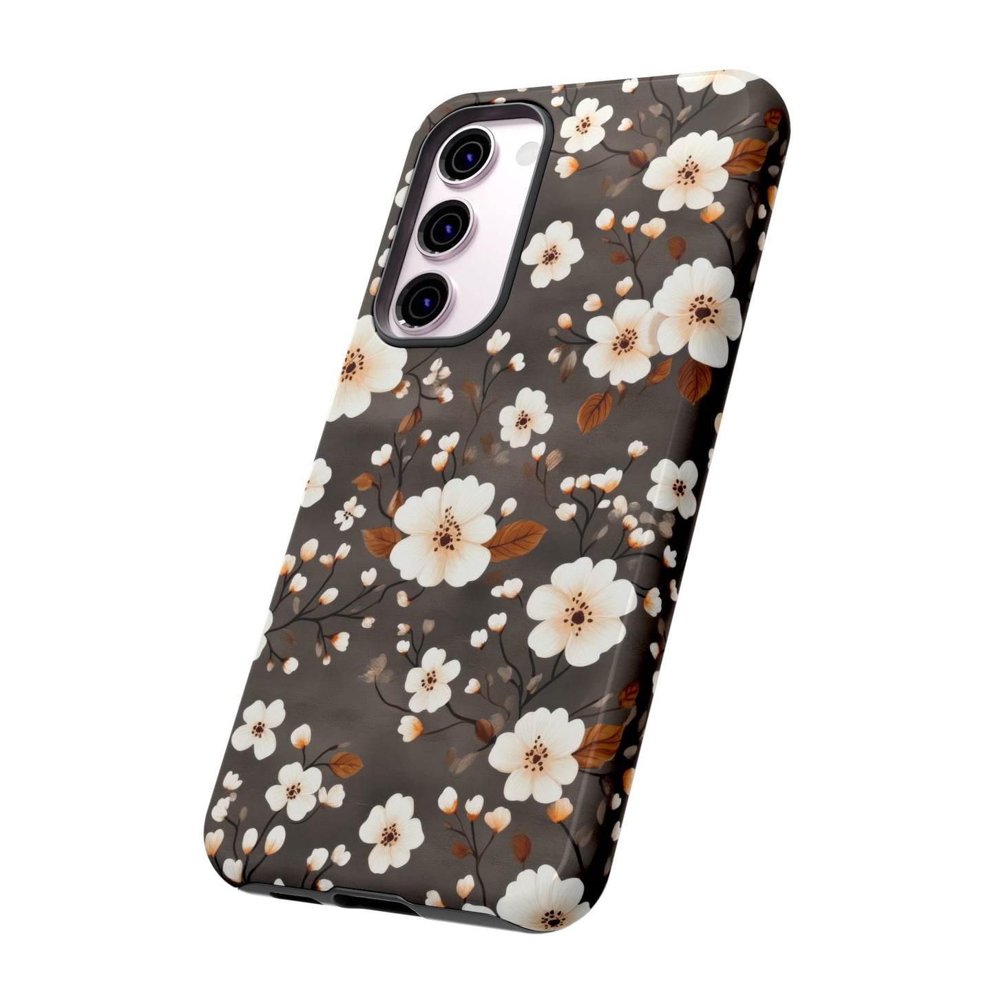 Floral Tough Case for iPhone - Elegant Flower Design Phone Cover