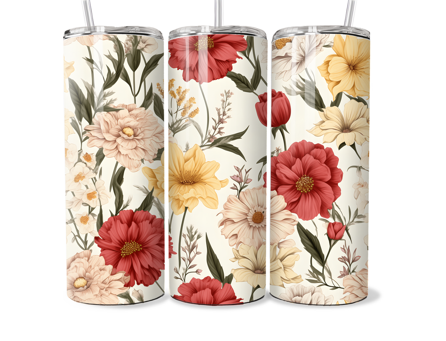 20 oz Metal Tumbler Boho design, sublimation, boho floral