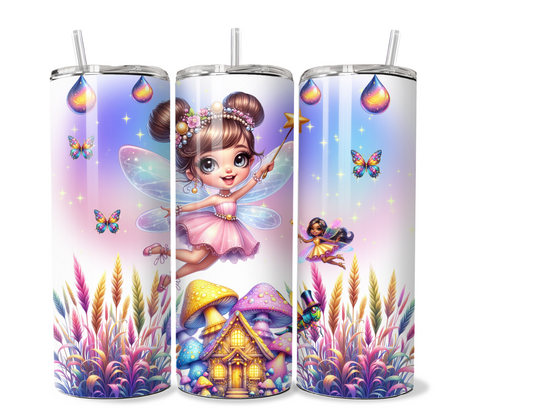 20 oz stainless steel double walled Tumbler- Fairy magic