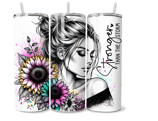 20 oz Inspirational Tumbler, motivational quotes, sublimation